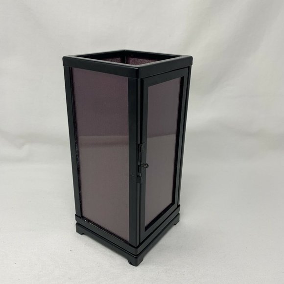 PartyLite - Purple Zen Tealight Holder (10" tall) Lantern - Picture 3 of 10